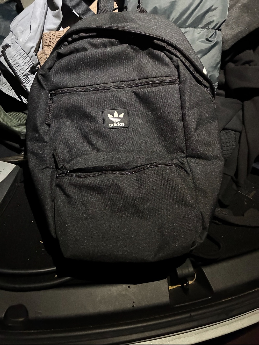 adidas Black Trefoil Everyday Backpack - Men's